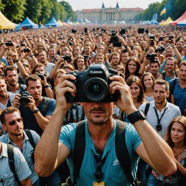 Sunt Guru-ul Fotografiei de Festival din România!: Capturez momente epice cu aparatul meu!