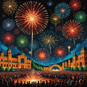 Am Capturat Focurile de Artificii de la Festivalurile din România!: Imortalizează evenimente memorabile cu fotografiile mele pline de culoare!
